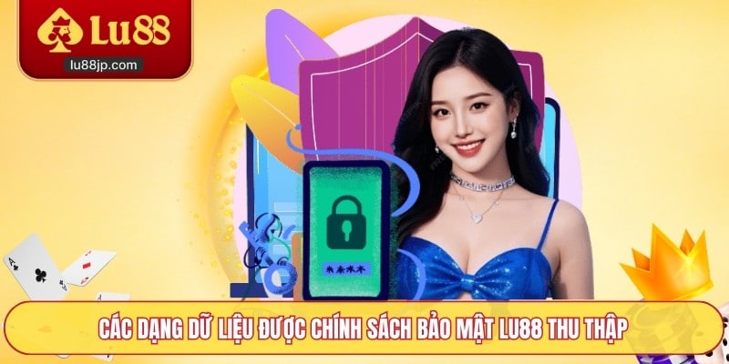 Các dạng dữ liệu được chính sách bảo mật Lu88 thu thập